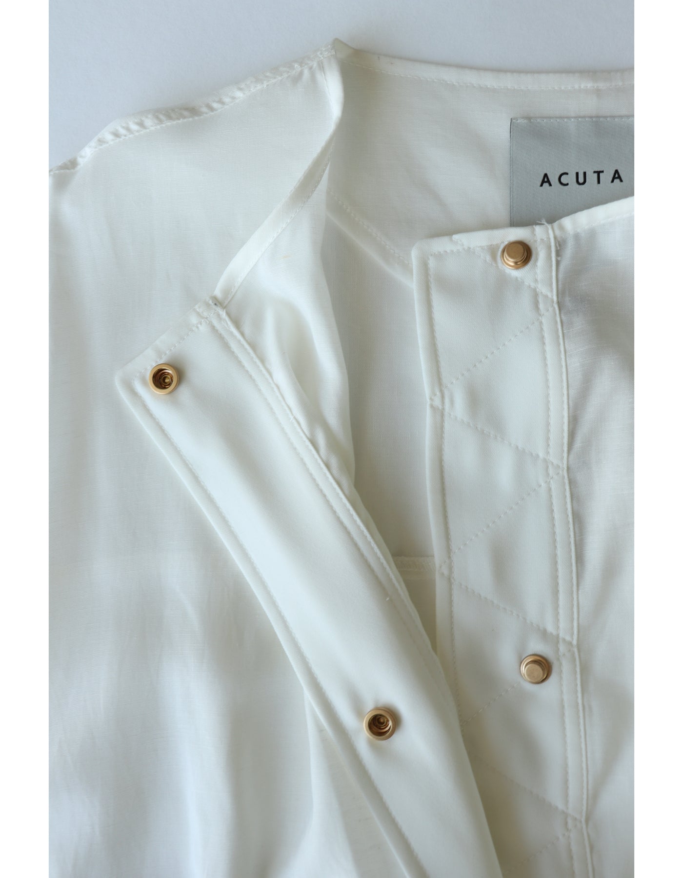 【ACUTA アクータ】リネン混シアーブルゾン