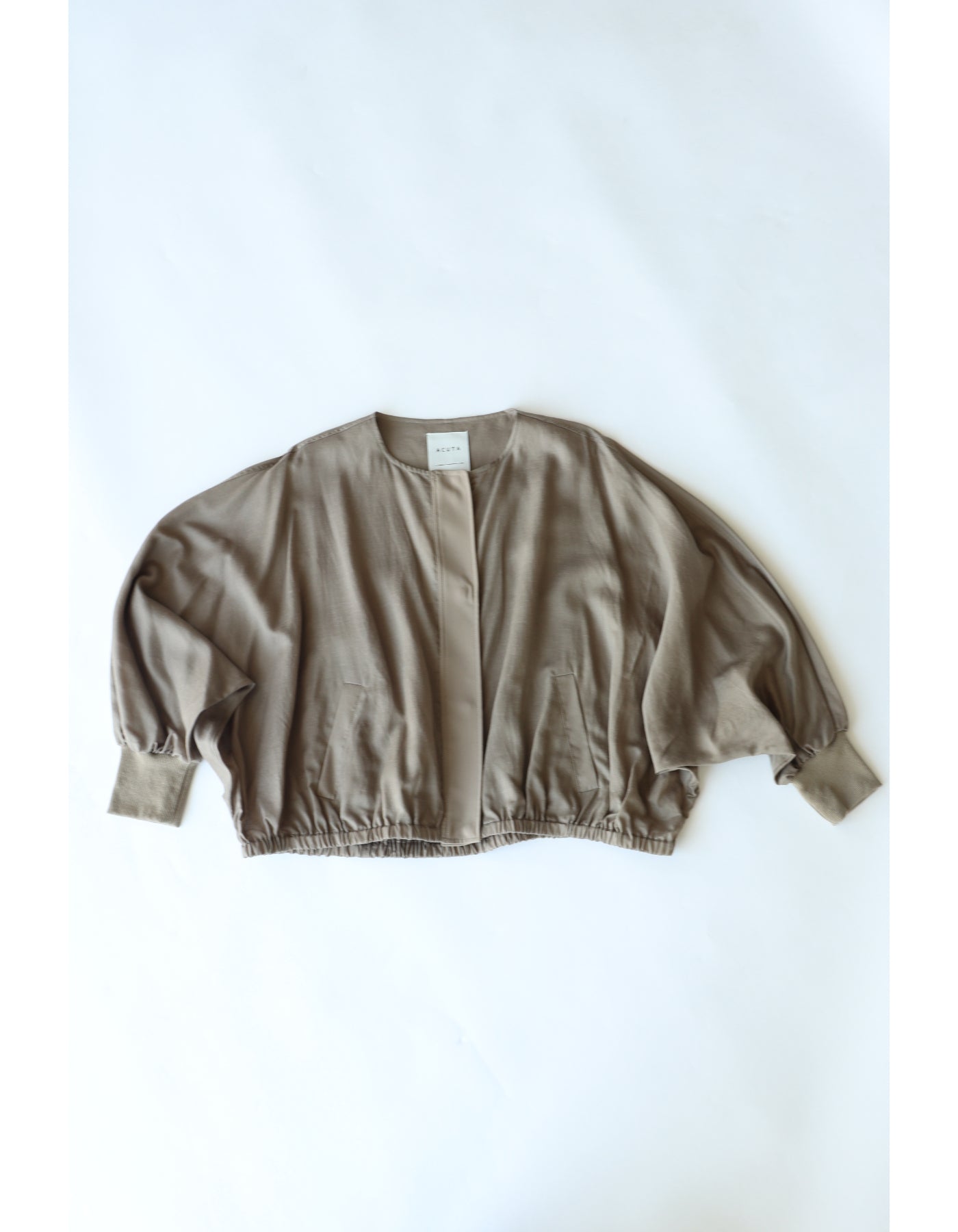 【ACUTA アクータ】リネン混シアーブルゾン