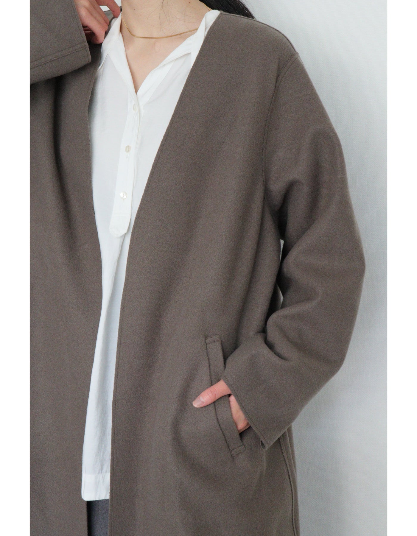 【ACUTA アクータ】ウールミックス4WAYジレコート