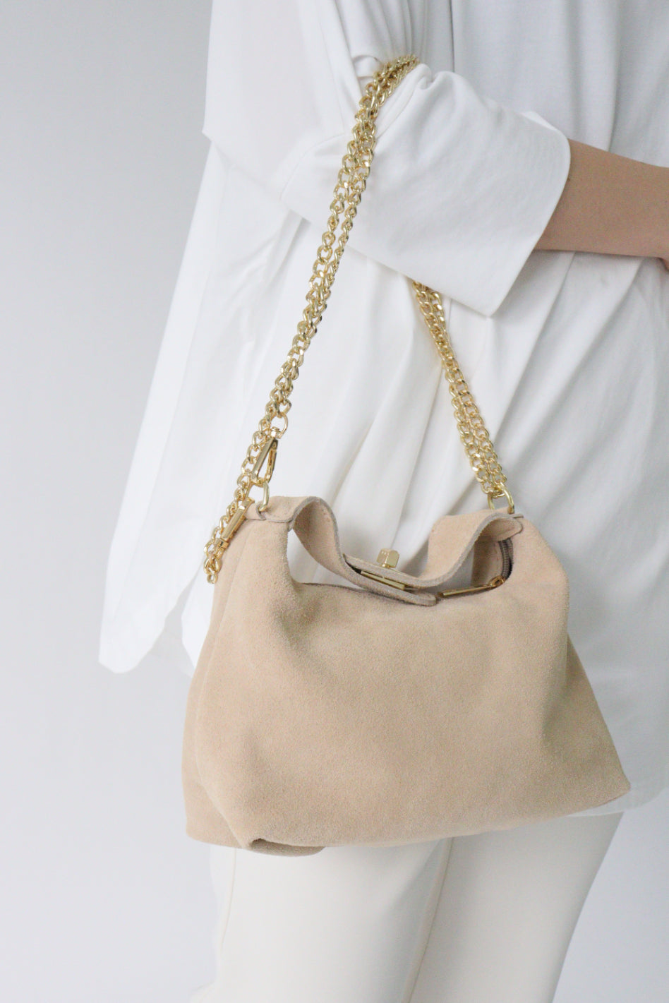 【MILLELA FIRENZEスエード2WAYバッグ