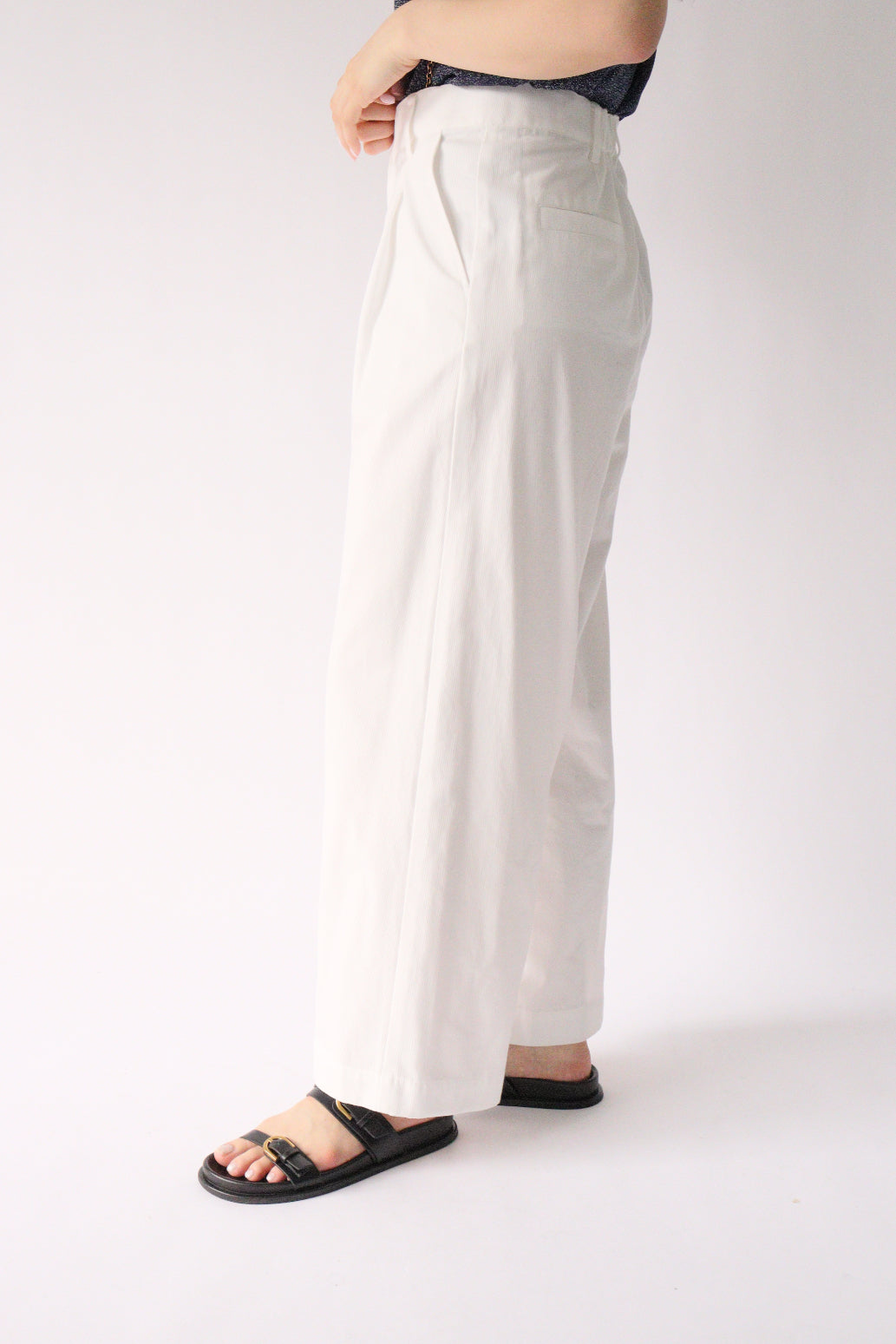 【ACUTA】チェーンサスペンダーワイドパンツ
