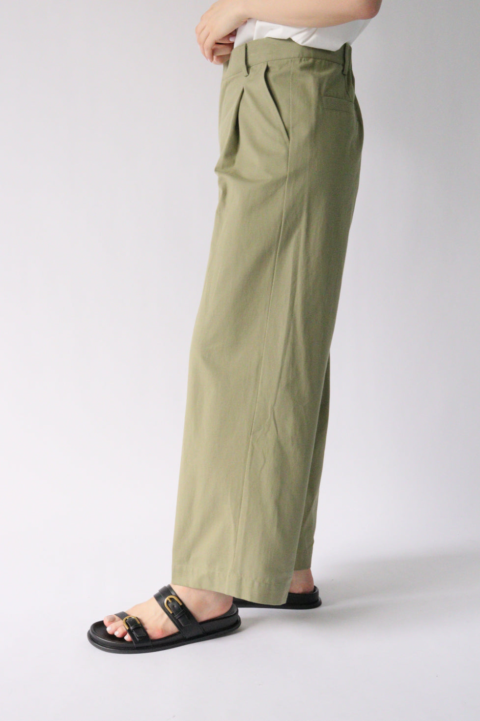 【ACUTA】チェーンサスペンダーワイドパンツ
