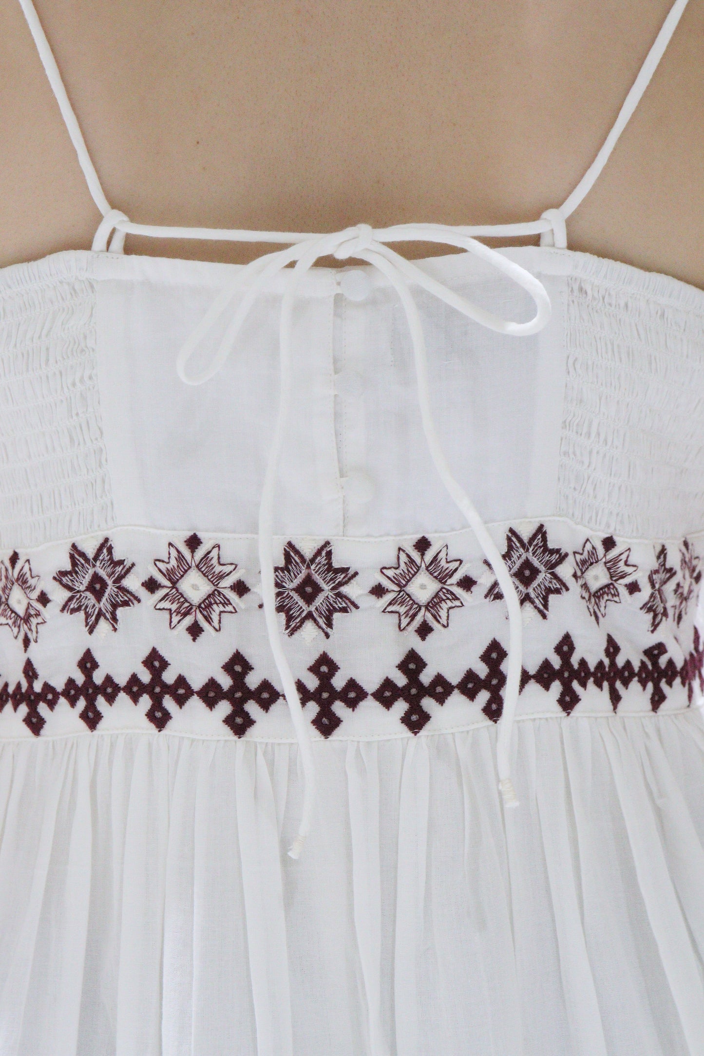 【ACUTA meets INDIA】刺繍キャミワンピース