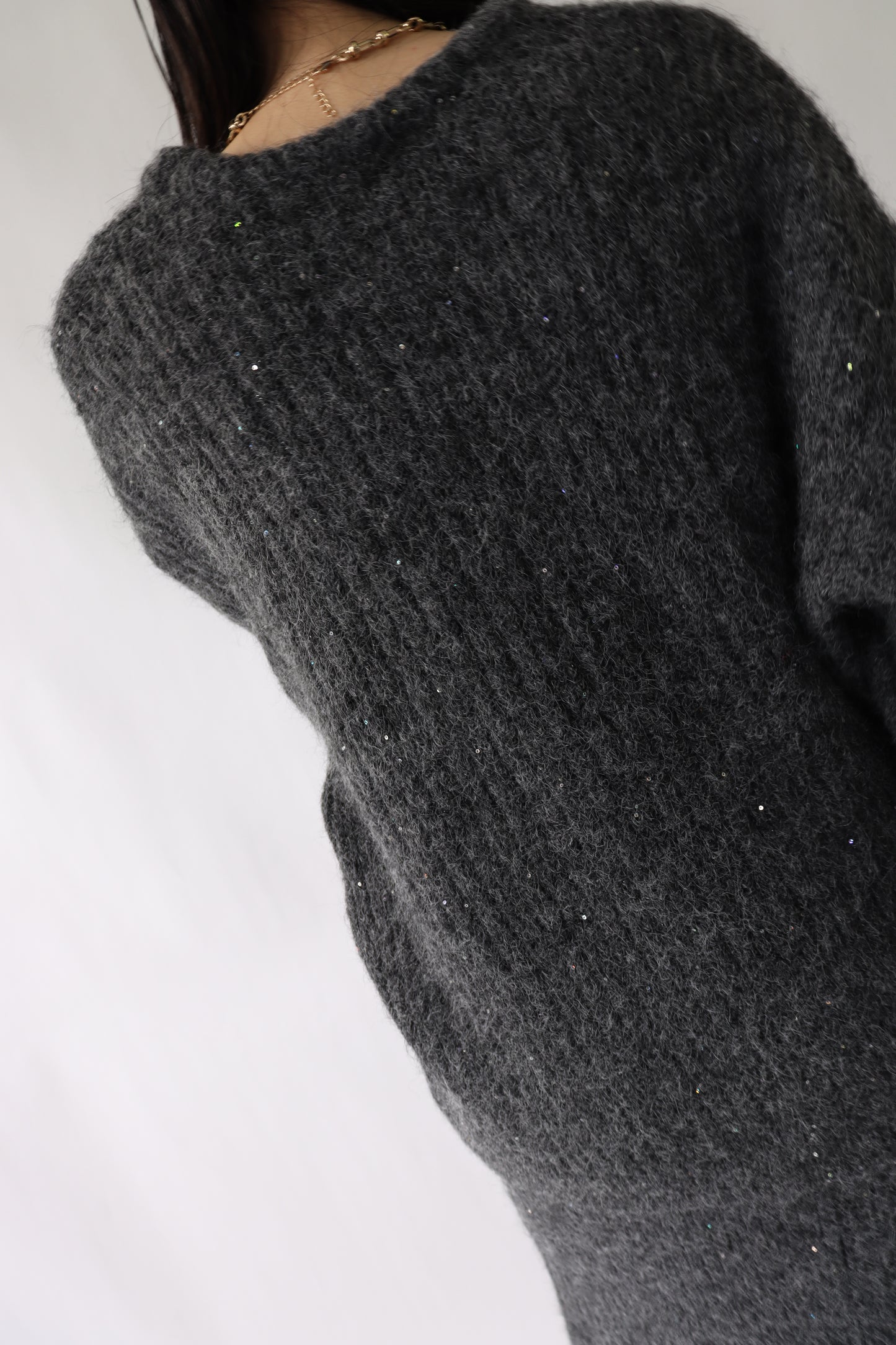 【ACUTA】 スパンコールニットセットアップ