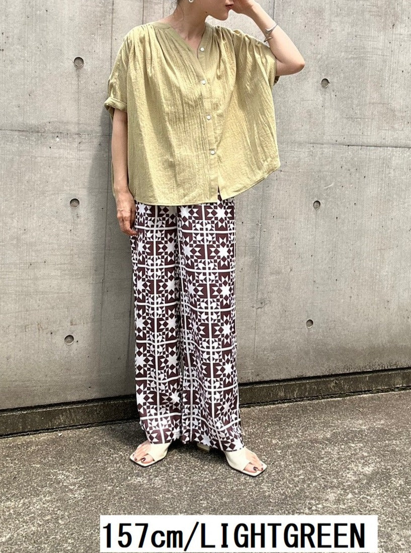 【ACUTA アクータ】シアーコットンドルマンブラウス