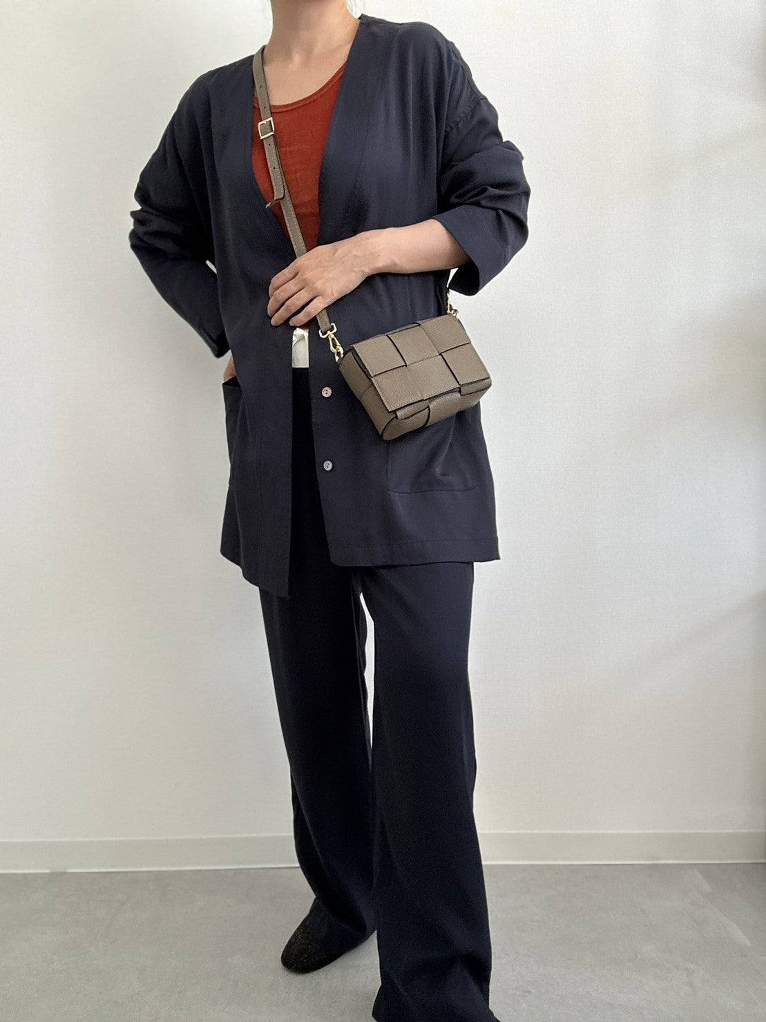 【MILLELA FIRENZE】ワイドメッシュバッグ