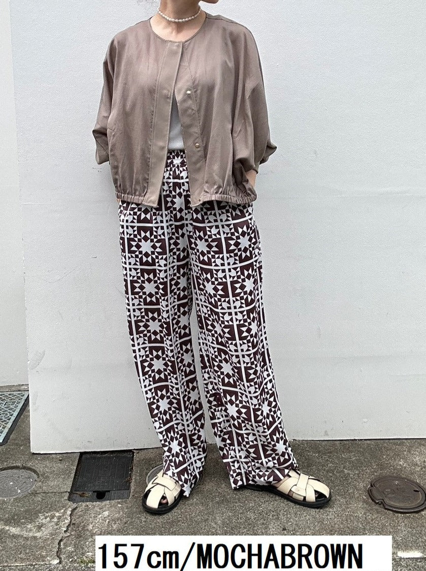 【ACUTA アクータ】リネン混シアーブルゾン