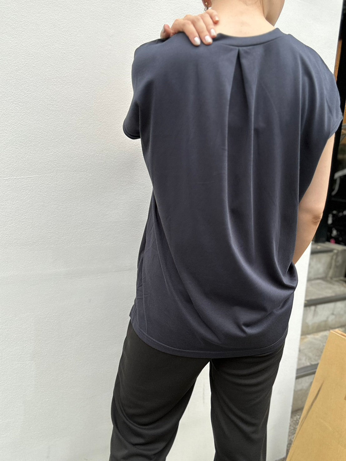 【ACUTA アクータ】フロッキーロゴフレンチTシャツ