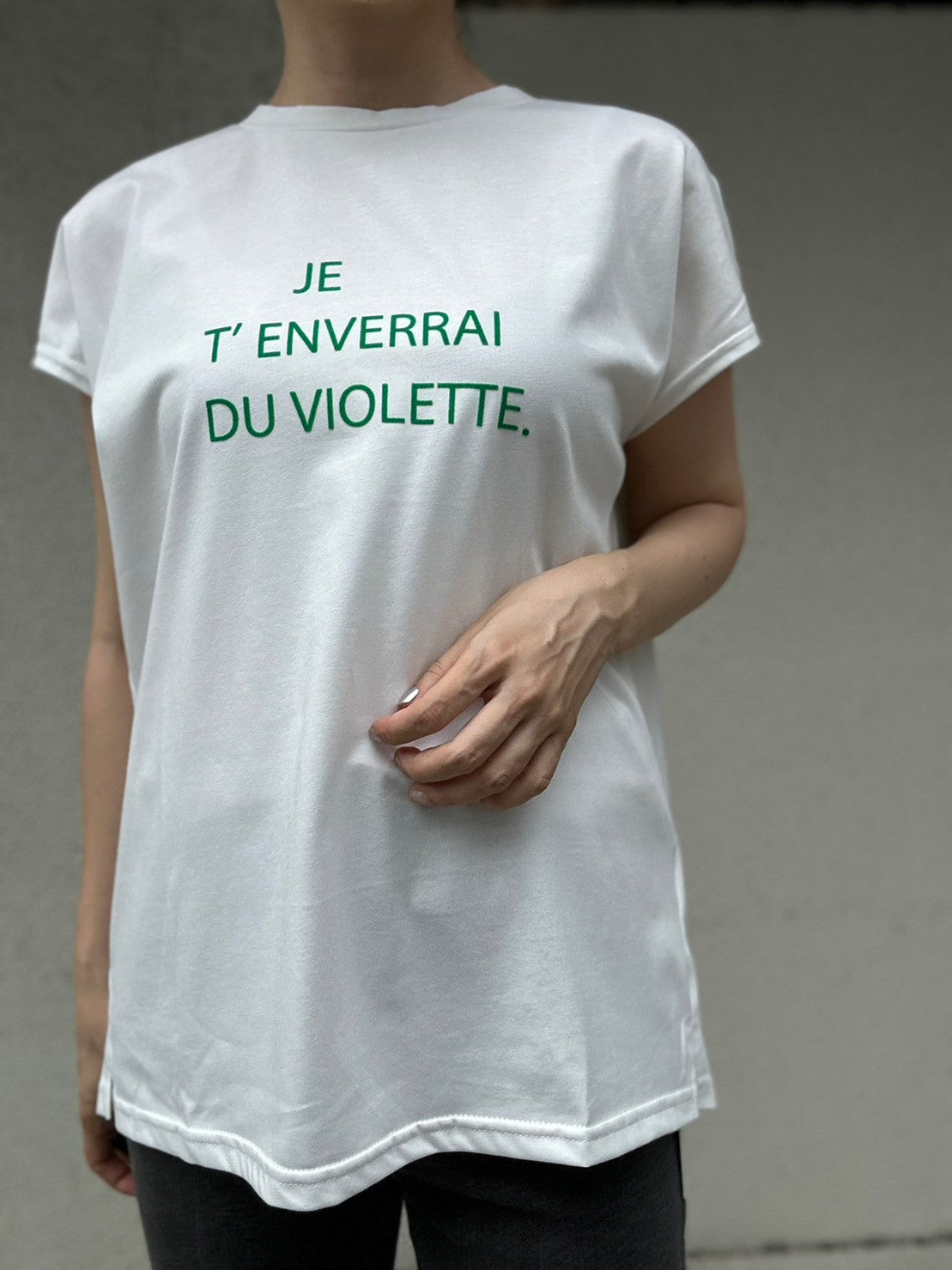 【ACUTA アクータ】フロッキーロゴフレンチTシャツ