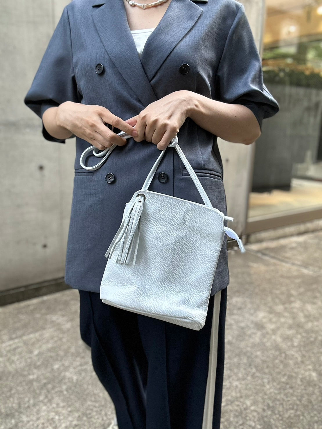 【MILLELA FIRENZE】タッセルショルダーバッグ