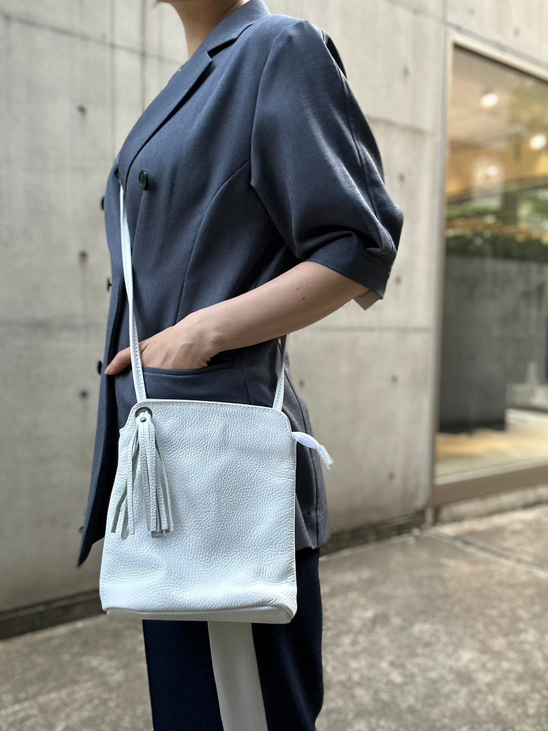 【MILLELA FIRENZE】タッセルショルダーバッグ