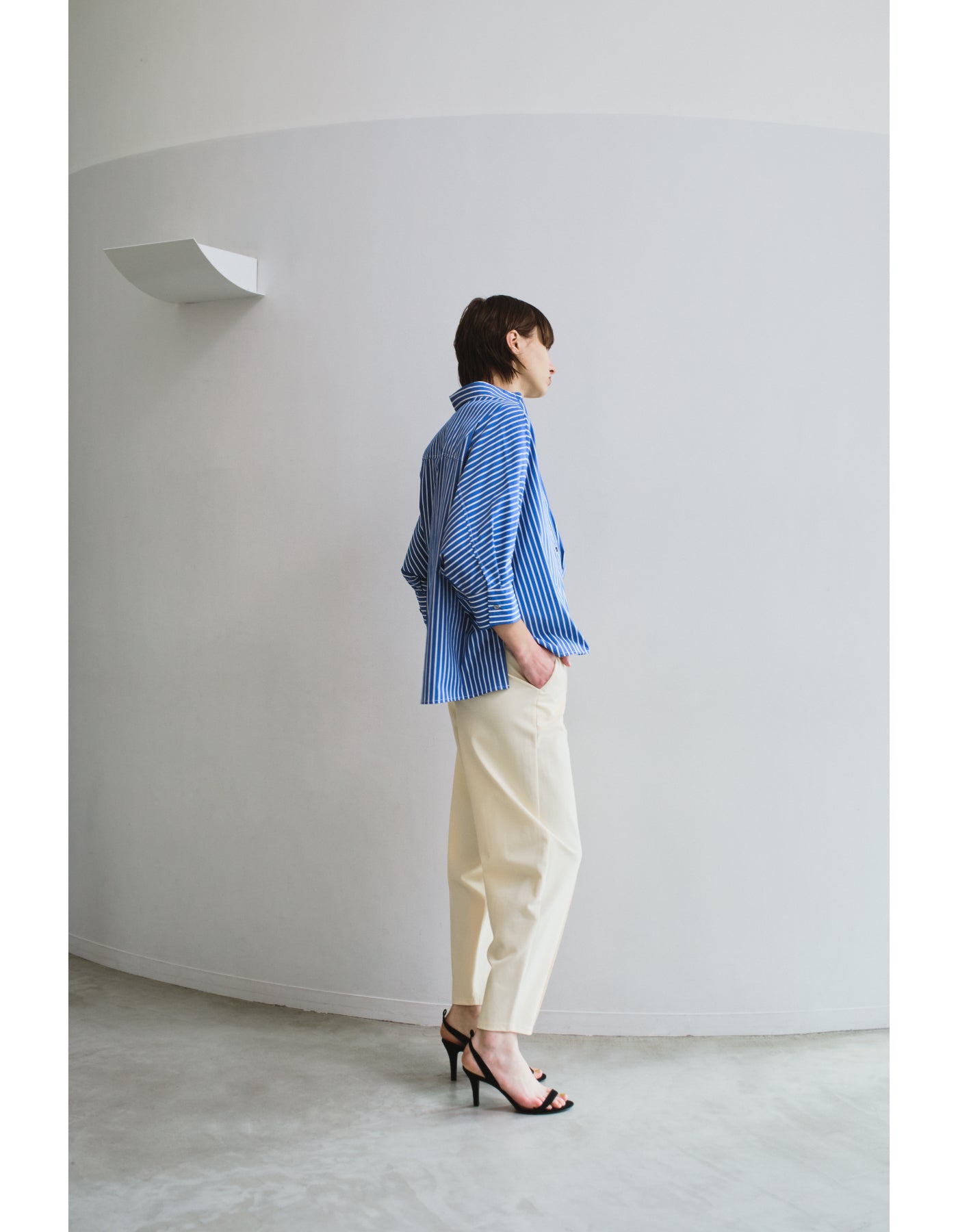 【ACUTA アクータ】ツイルカットカーヴィーパンツ