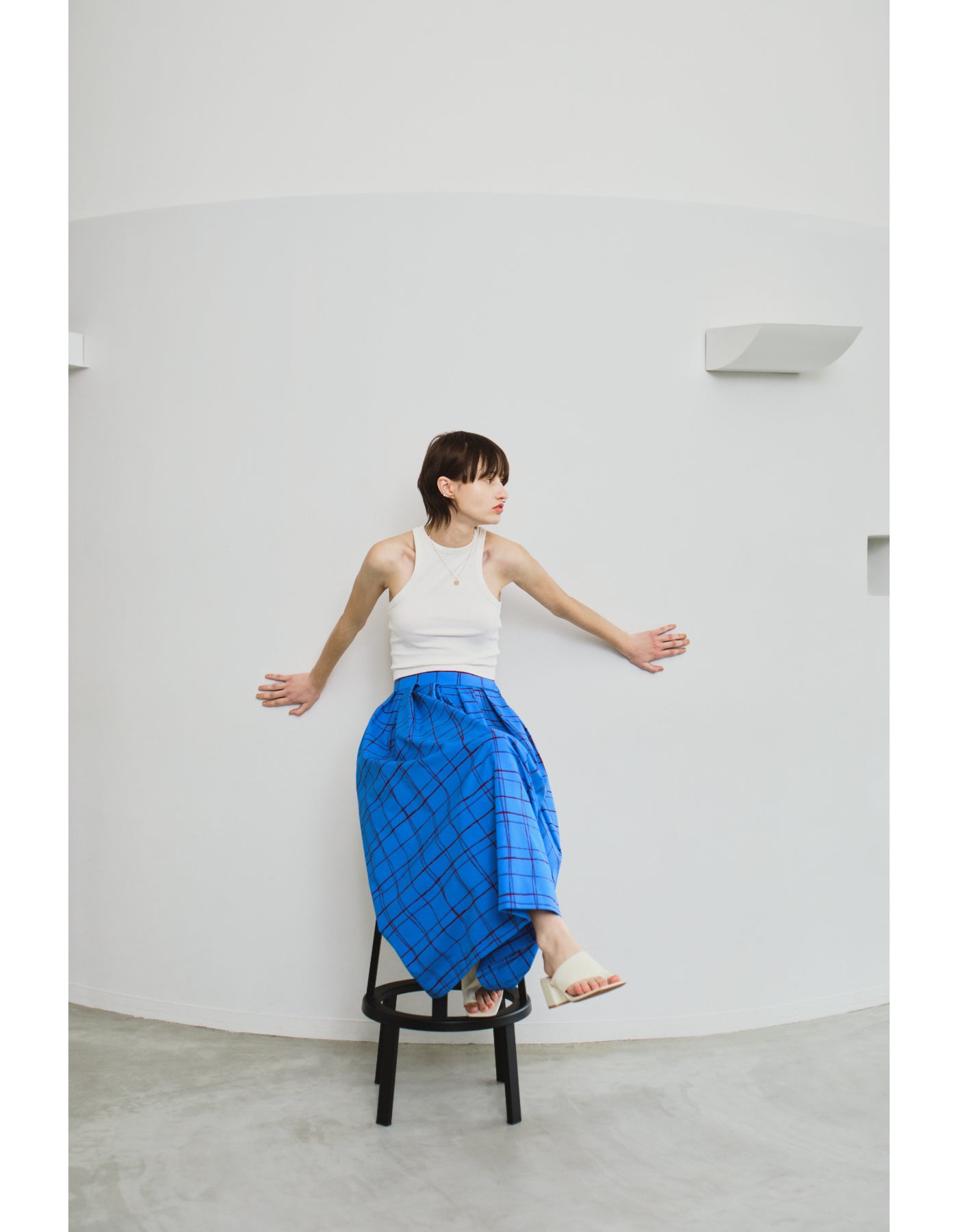 【ACUTA アクータ】ハンドドローイングスカート