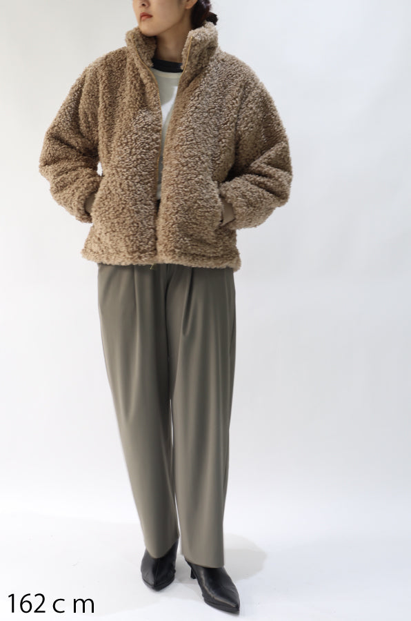 【ACUTA】【PRE ORDER】 スタンドカラーボアブルゾン