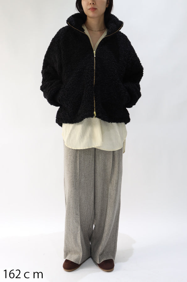 【ACUTA】【PRE ORDER】 スタンドカラーボアブルゾン