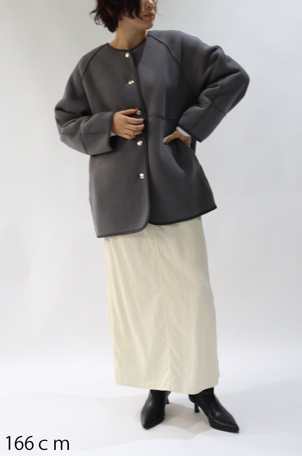 【ACUTA】【PRE ORDER】リバーシブルボアコート