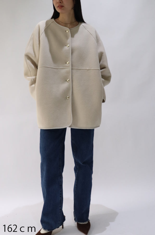 【ACUTA】【PRE ORDER】リバーシブルボアコート