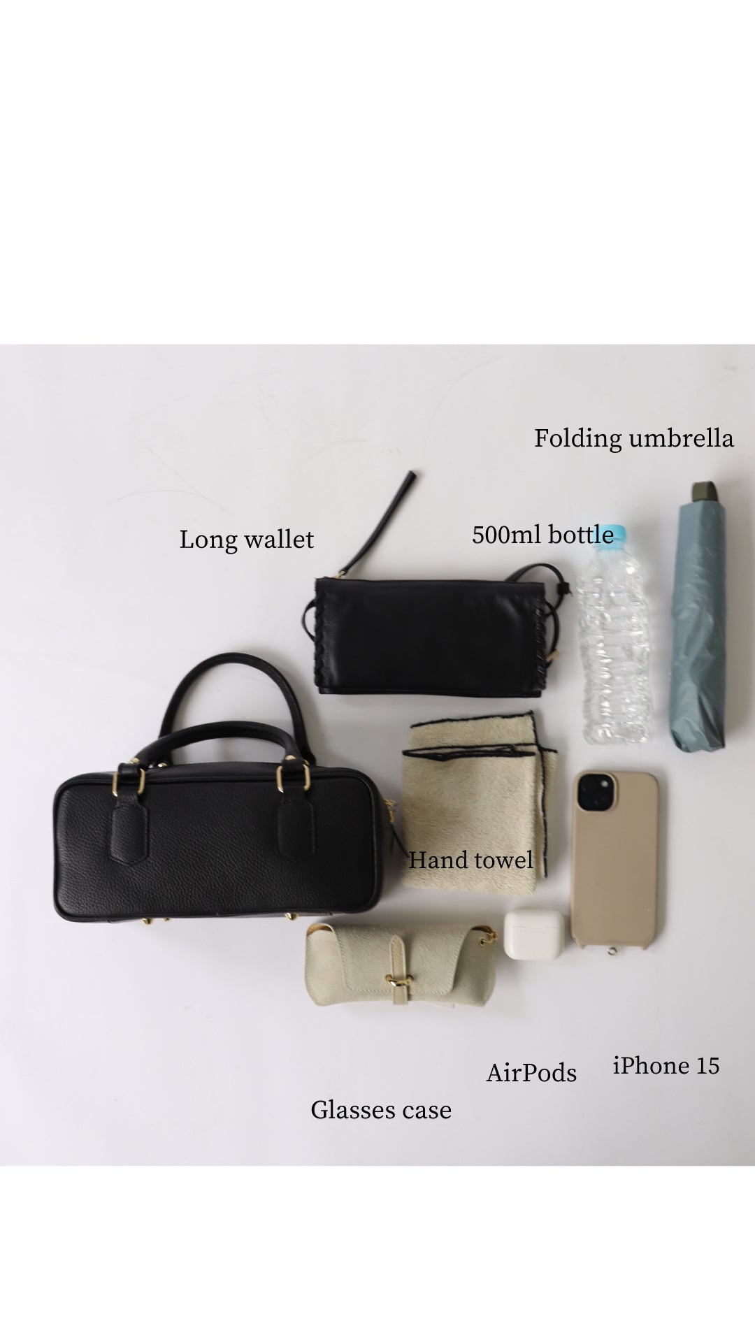 【MILLELA  FIRENZE】ロングボストンバッグ