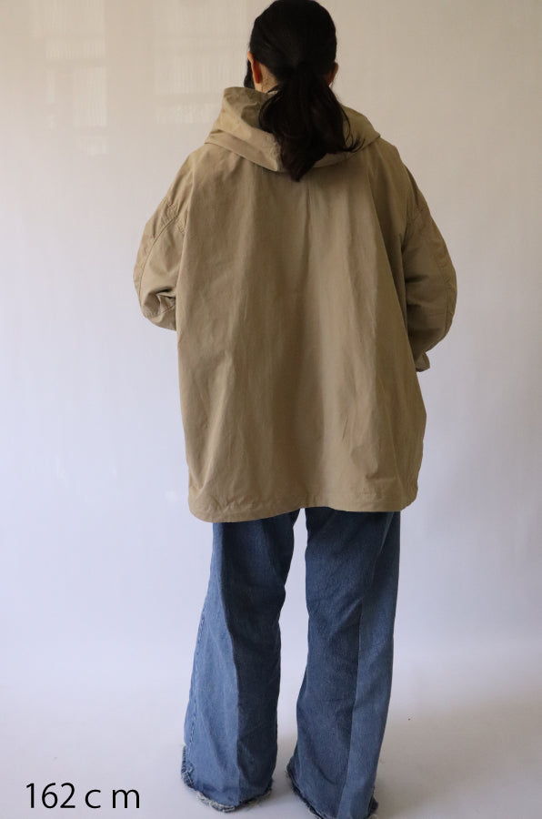 【ACUTA】ナイロンコットンショートブルゾン