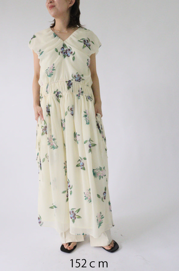 【Kazumi Doi ×ACUTA】Botanicalプリントワンピース