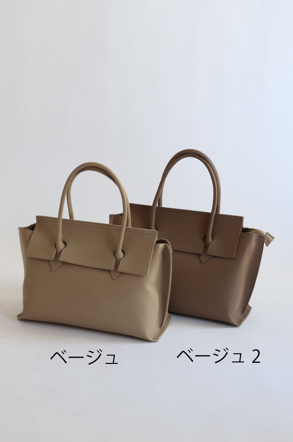 【MILLELA  FIRENZE】フラップA4レザートートバッグ