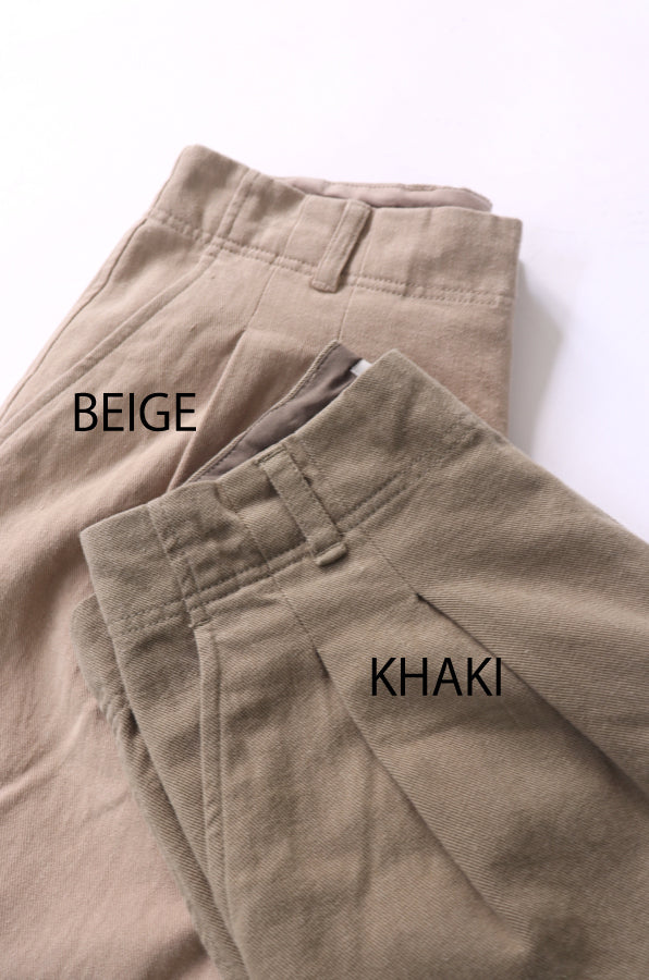 【ACUTA】【PRE ORDER】リネンブレンドスラックスパンツ