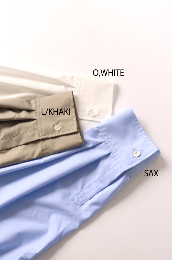 【ACUTA】 ブロードポンチョ風シャツ