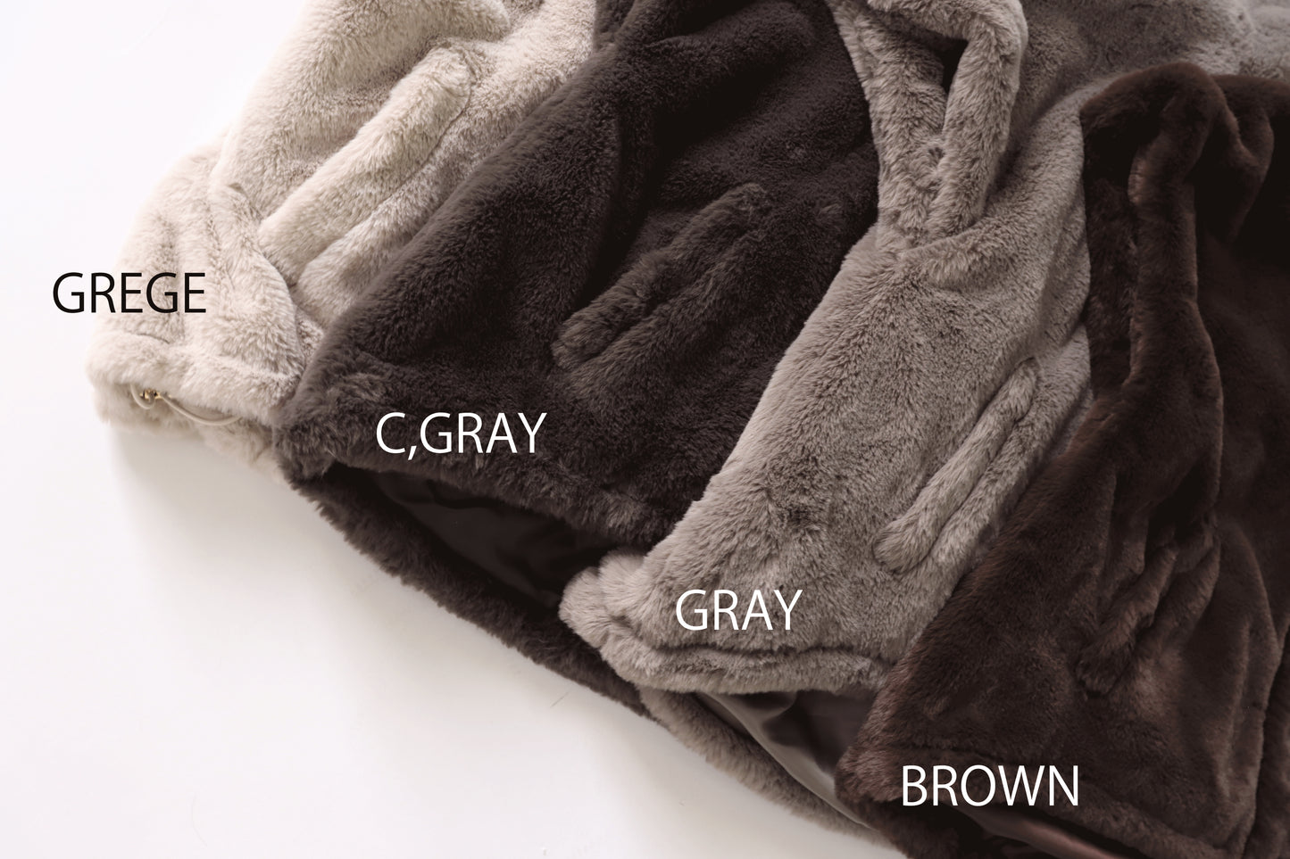 【ACUTA】【PRE ORDER】フェイクファースタンド衿ブルゾン