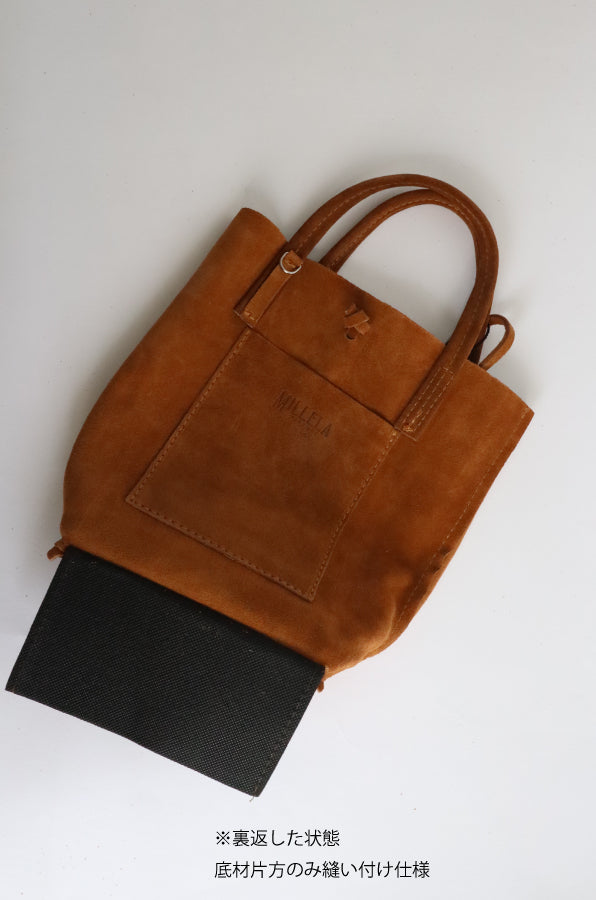 【MILLELA  FIRENZE】ワッペンスエードミニトートバッグ
