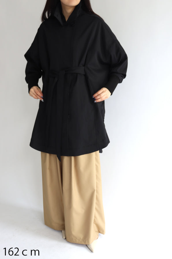 【ACUTA】 サークルヘム袖リブコート