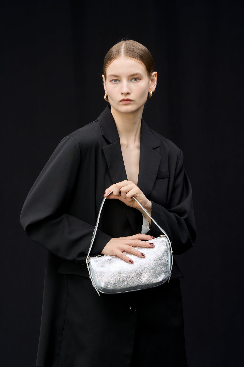 MILLELA FIRENZE】 メタリック2WAYハンドバッグ ミレッラ MILLELA FIRENZE】 メタリック2WAYハンドバッグ ミレッラ