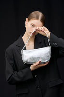 【MILLELA FIRENZE】 メタリック2WAYハンドバッグ