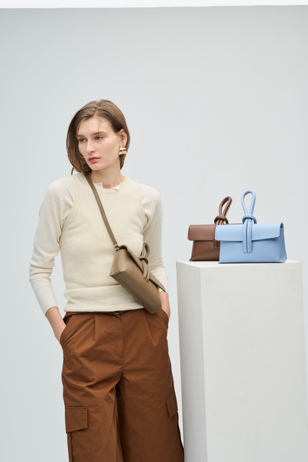 MILLELA FIRENZE】【新色】 ループハンドバッグ ループ