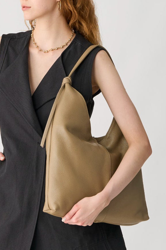 【MILLELA  FIRENZE】【PREORDER】 レザーホーボーバッグ