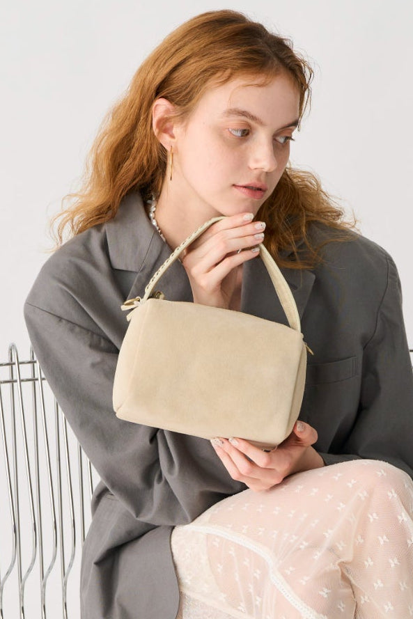 【MILLELA  FIRENZE】【PREORDER】スウェードワンハンドルバッグ