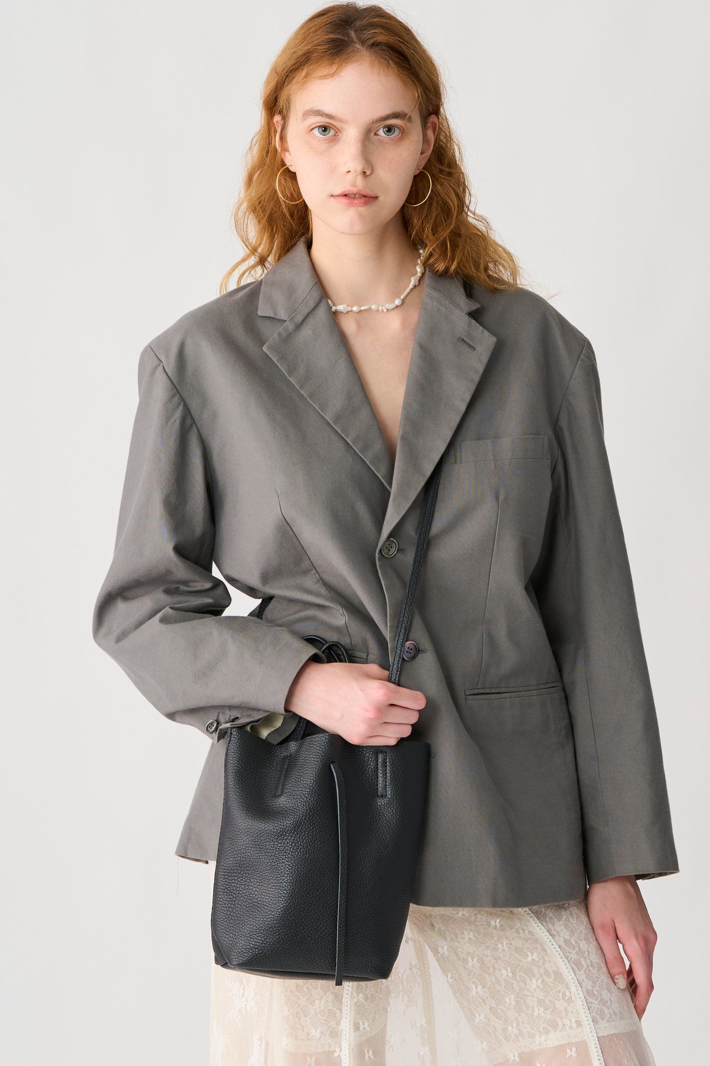 【MILLELA FIRENZE】シュリンクレザーミニトートバッグ