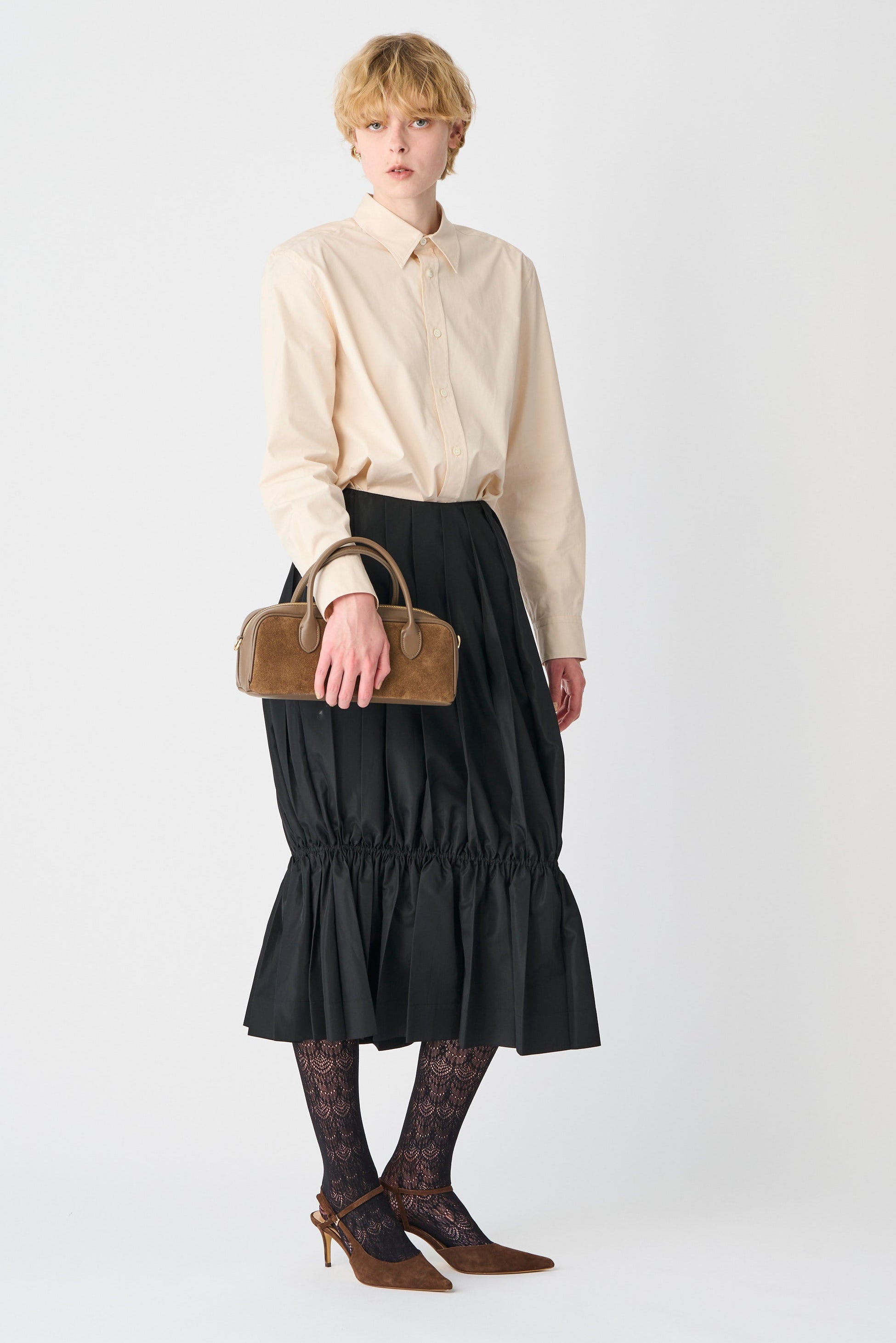 MILLELA FIRENZE ミレッラフィレンツェ スエードボストンバッグ
