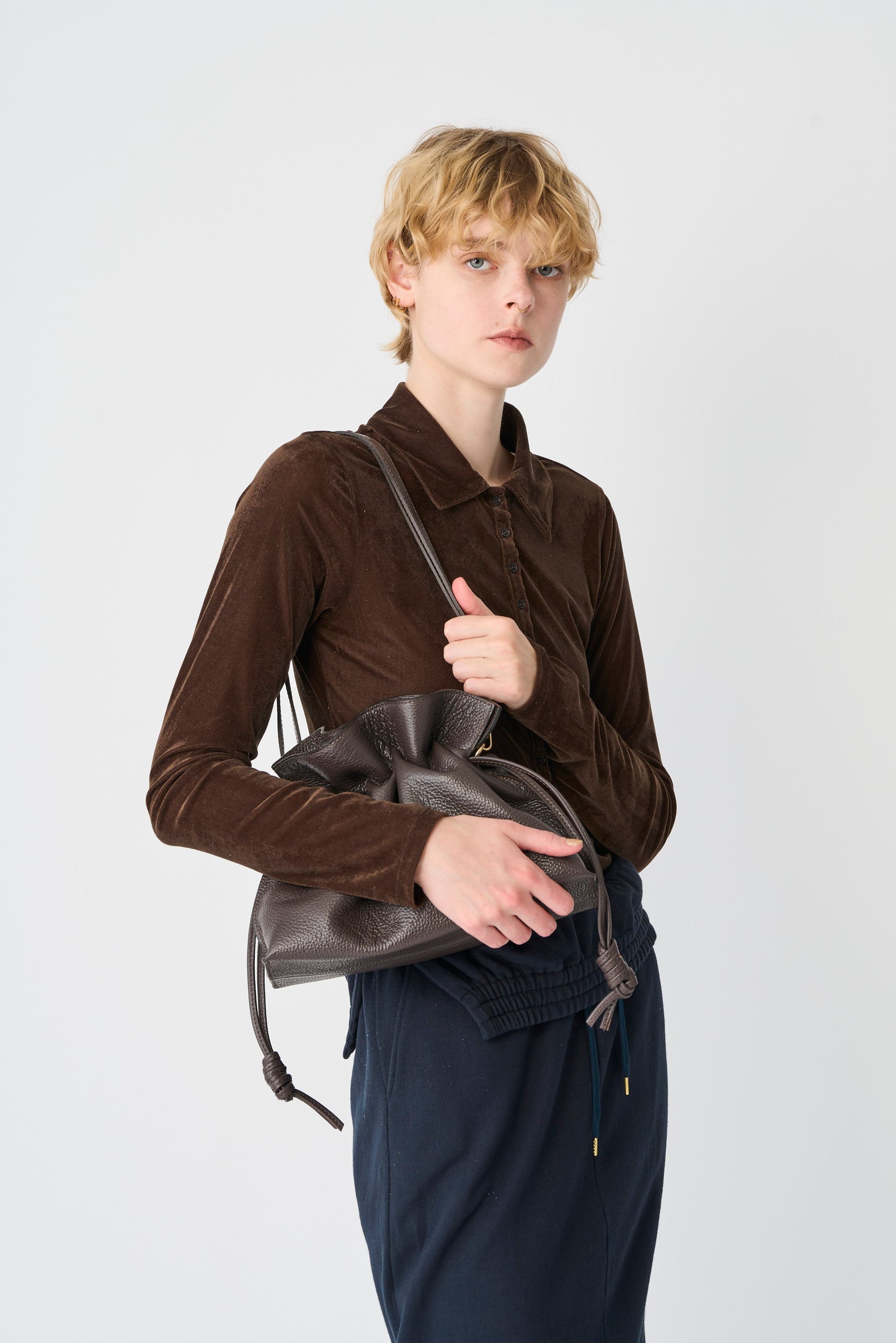 【MILLELA  FIRENZE】巾着2WAYバッグ