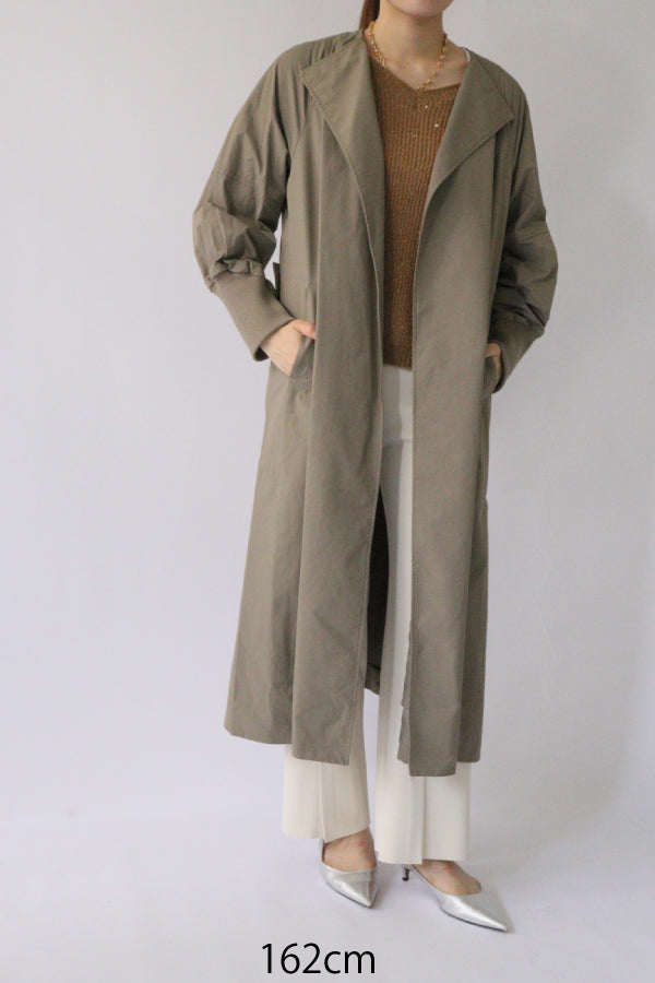 【ACUTA】【再入荷】【ロングセラー】袖リブバックベルトコート
