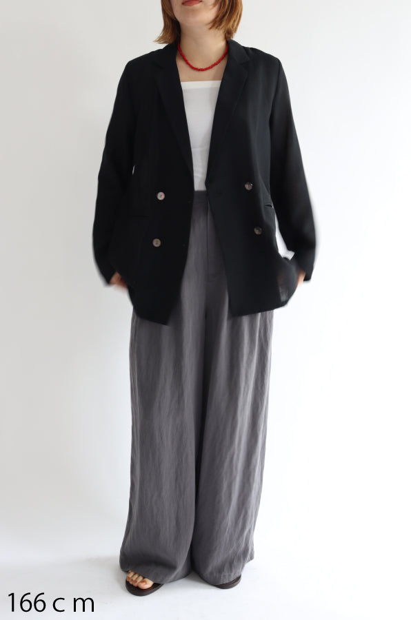 【ACUTA】バイオ加工ワンタックパンツ