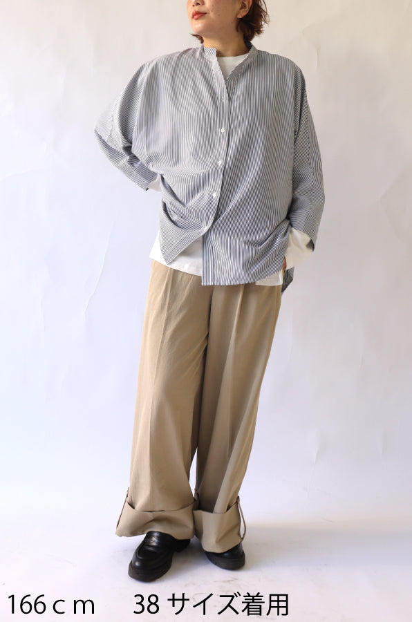 【ACUTA】ロールアップワイドパンツ