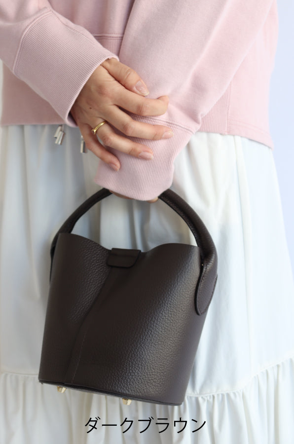 【MILLELA  FIRENZE】ワンハンドルミニバケツバッグ