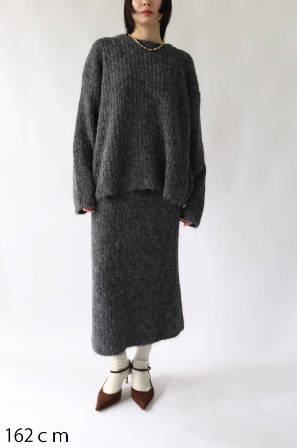 【ACUTA】 スパンコールニットセットアップ