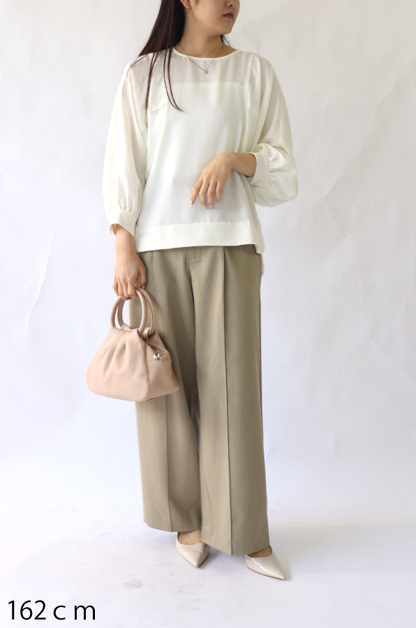 【ACUTA】 ドルマン風Tブラウス