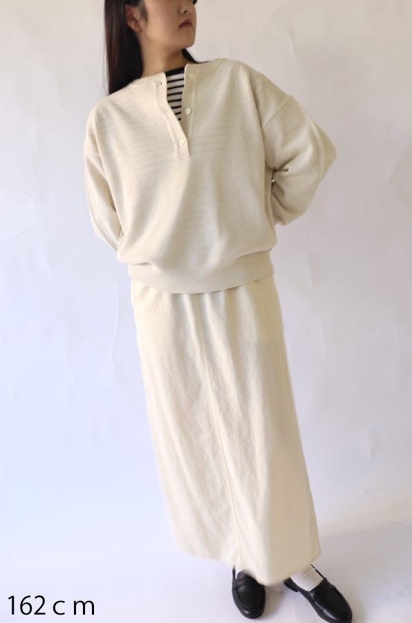 【ACUTA】かのこ編みヘンリーニット