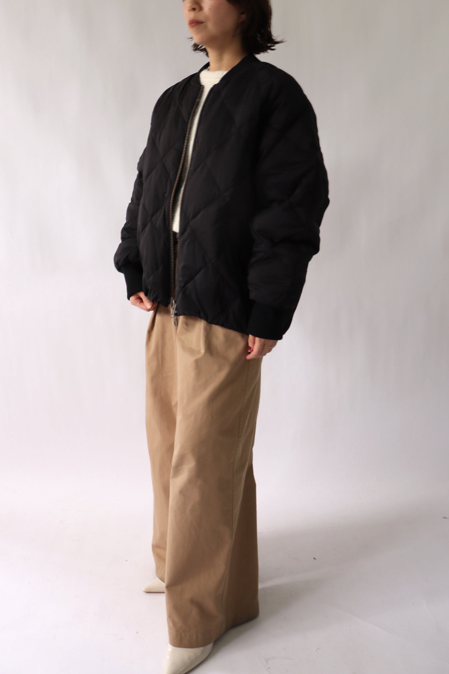 【ACUTA】ストレッチタフタショートダウン