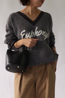 【ACUTA】シャギーロゴニット