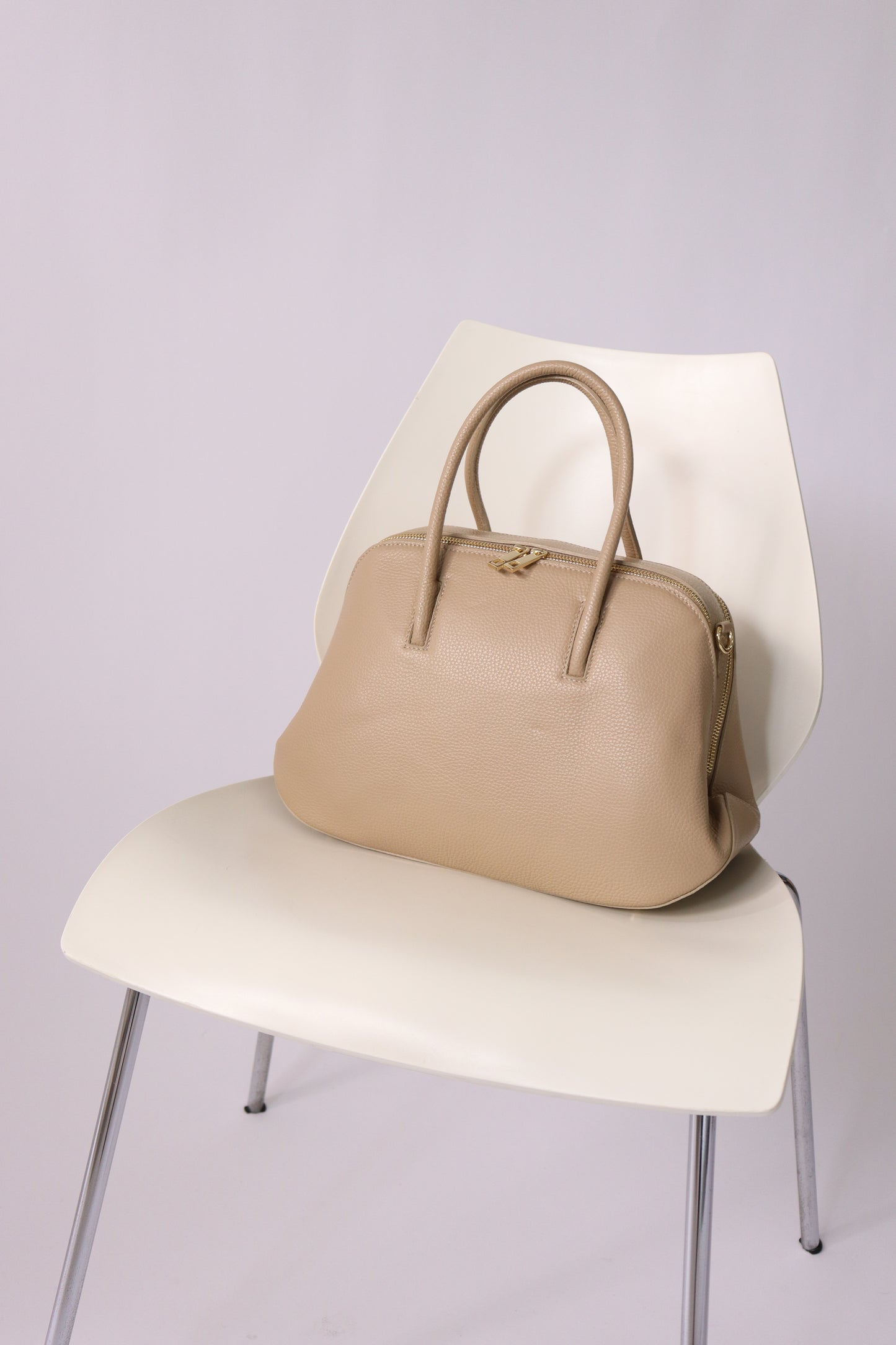 【MILLELA  FIRENZE】ラウンドボストンバッグ