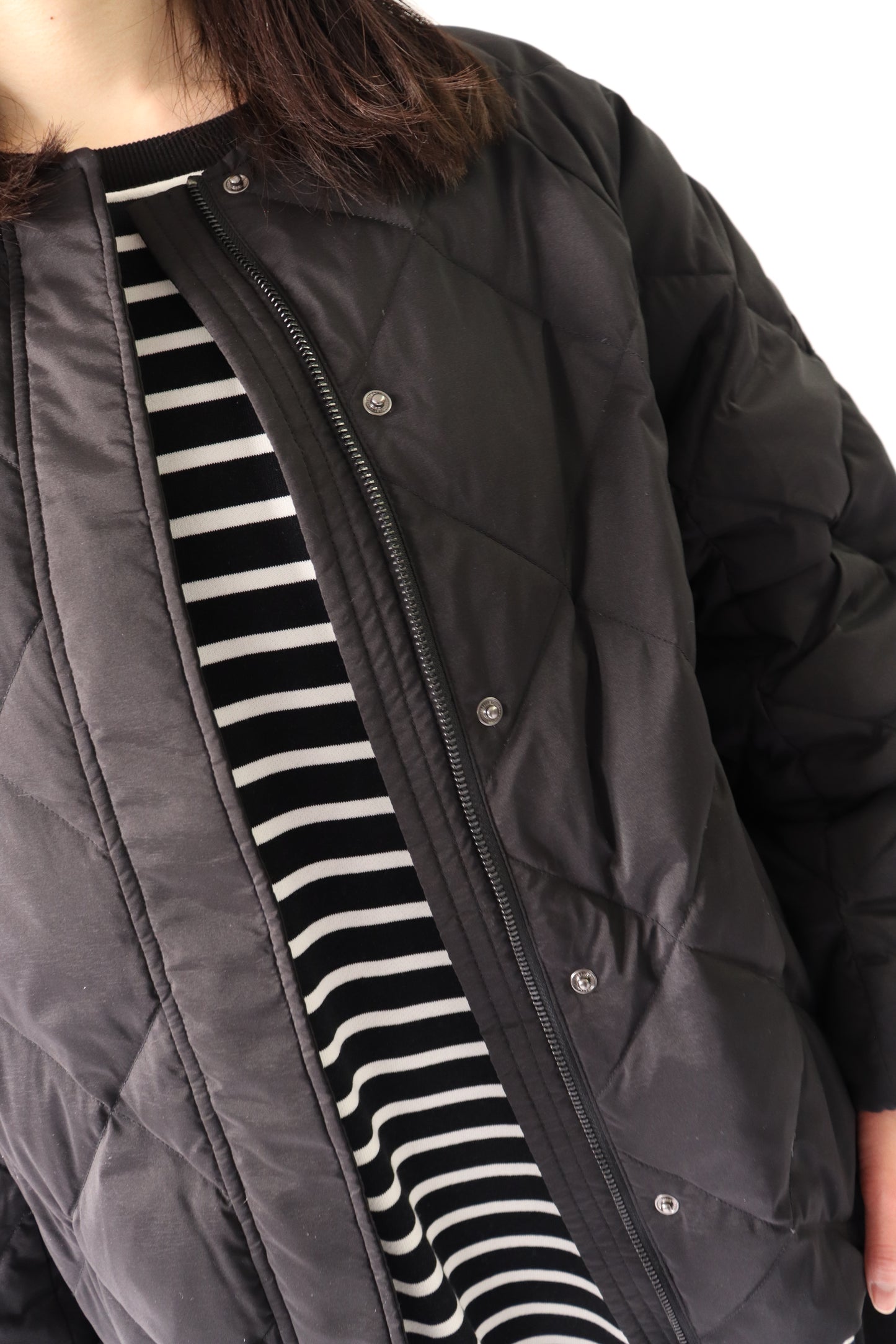 【ACUTA】ストレッチタフタバナナスリーブダウン