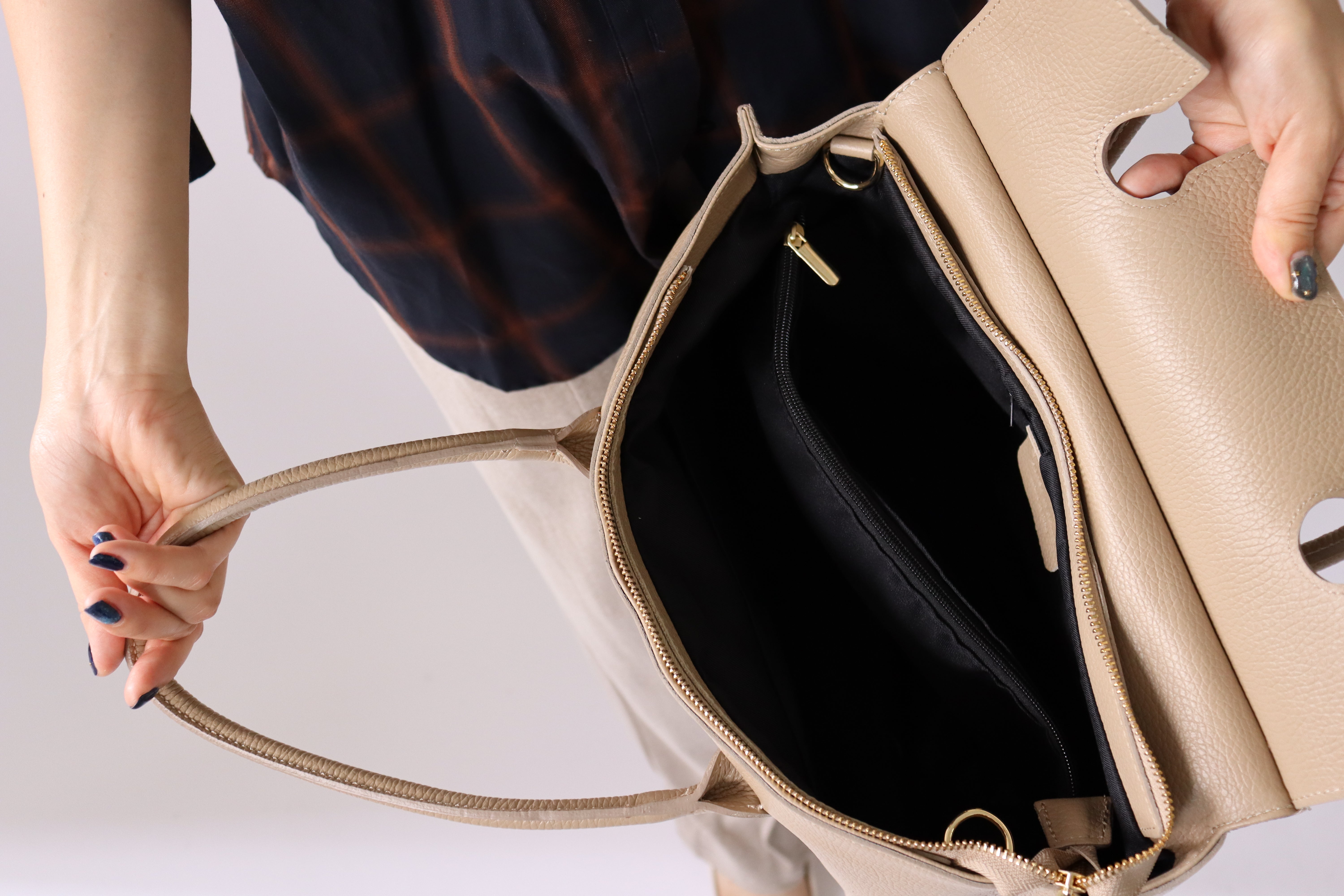 MILLELA FIRENZE】【予約】 フラップA4レザートートバッグ バッグ